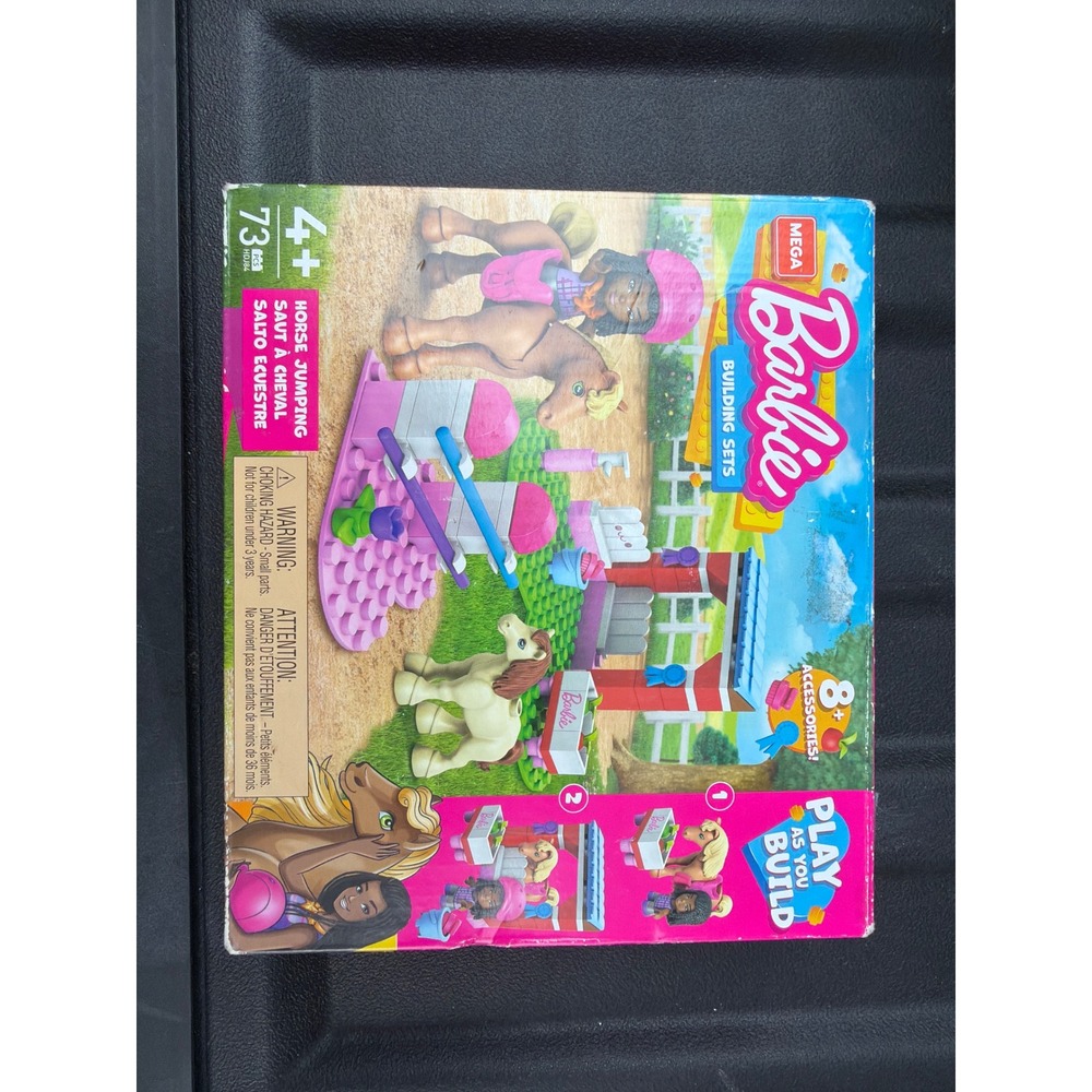 Mega Barbie Horse Jumping Building Set 73 Pcs HDJ87 2021 New In Box Sealed
